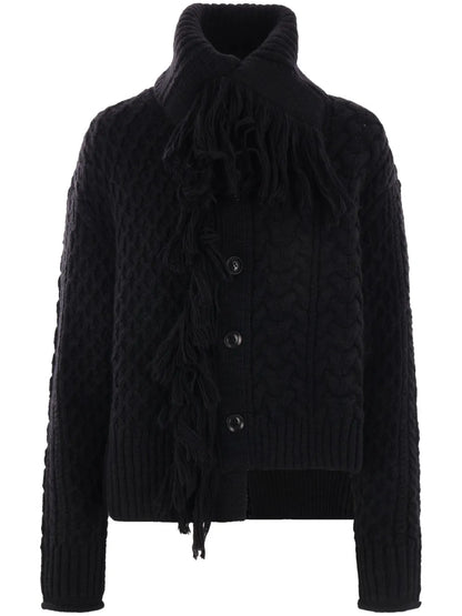 Cable-Knit Cardigan
