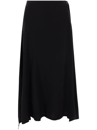 High-Waist Midi Skirt