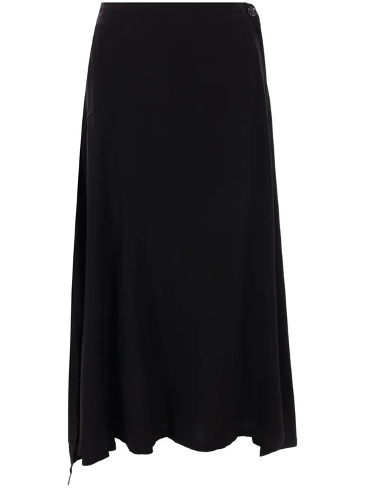 High-Waist Midi Skirt