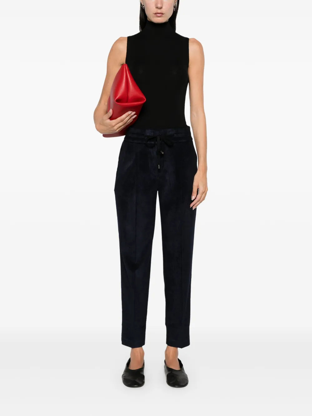 Ribbed-Knit Top
