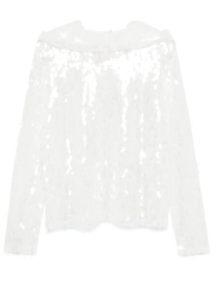 Sequin-Embellished Hoodie
