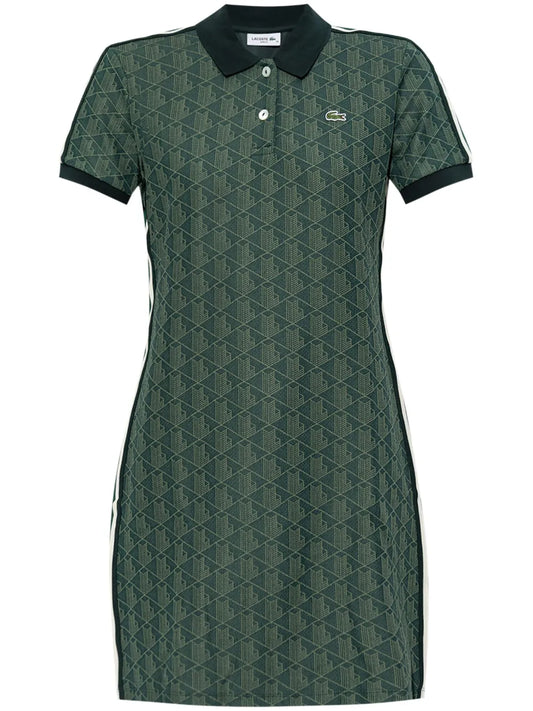 Monogram-Jacquard Polo Dress