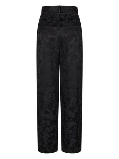Jacquard Straight Trousers