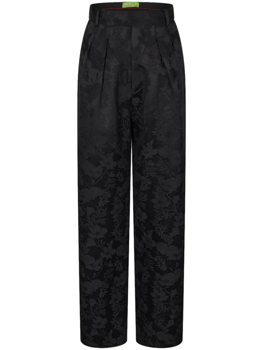 Jacquard Straight Trousers