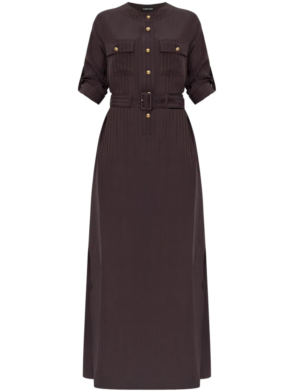 Striped Belted Dress