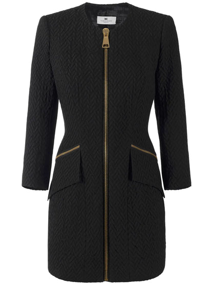 Herringbone Tweed Dress