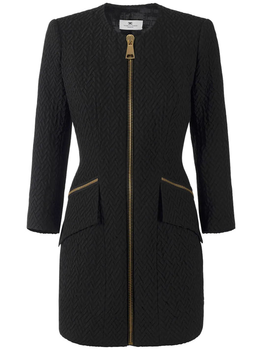 Herringbone Tweed Dress