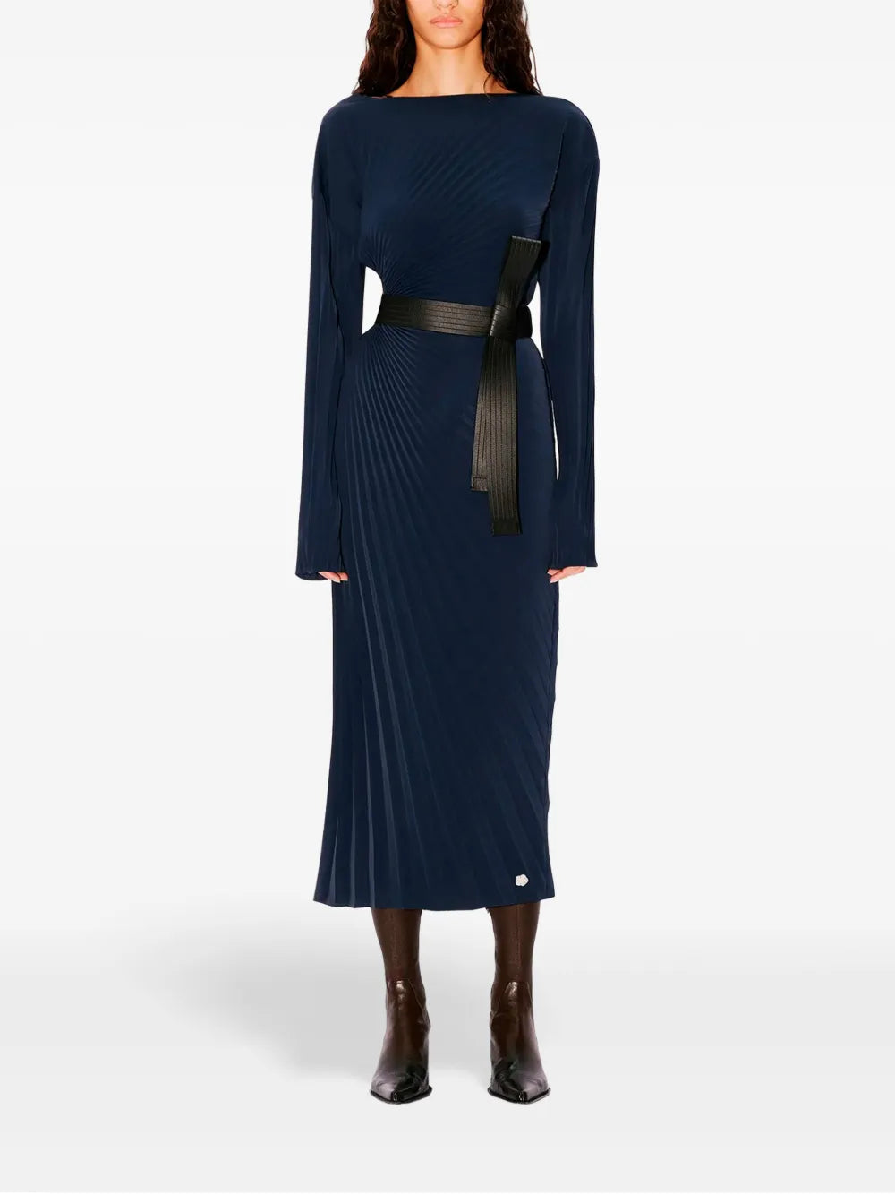 Sun-Ray Midi Dress