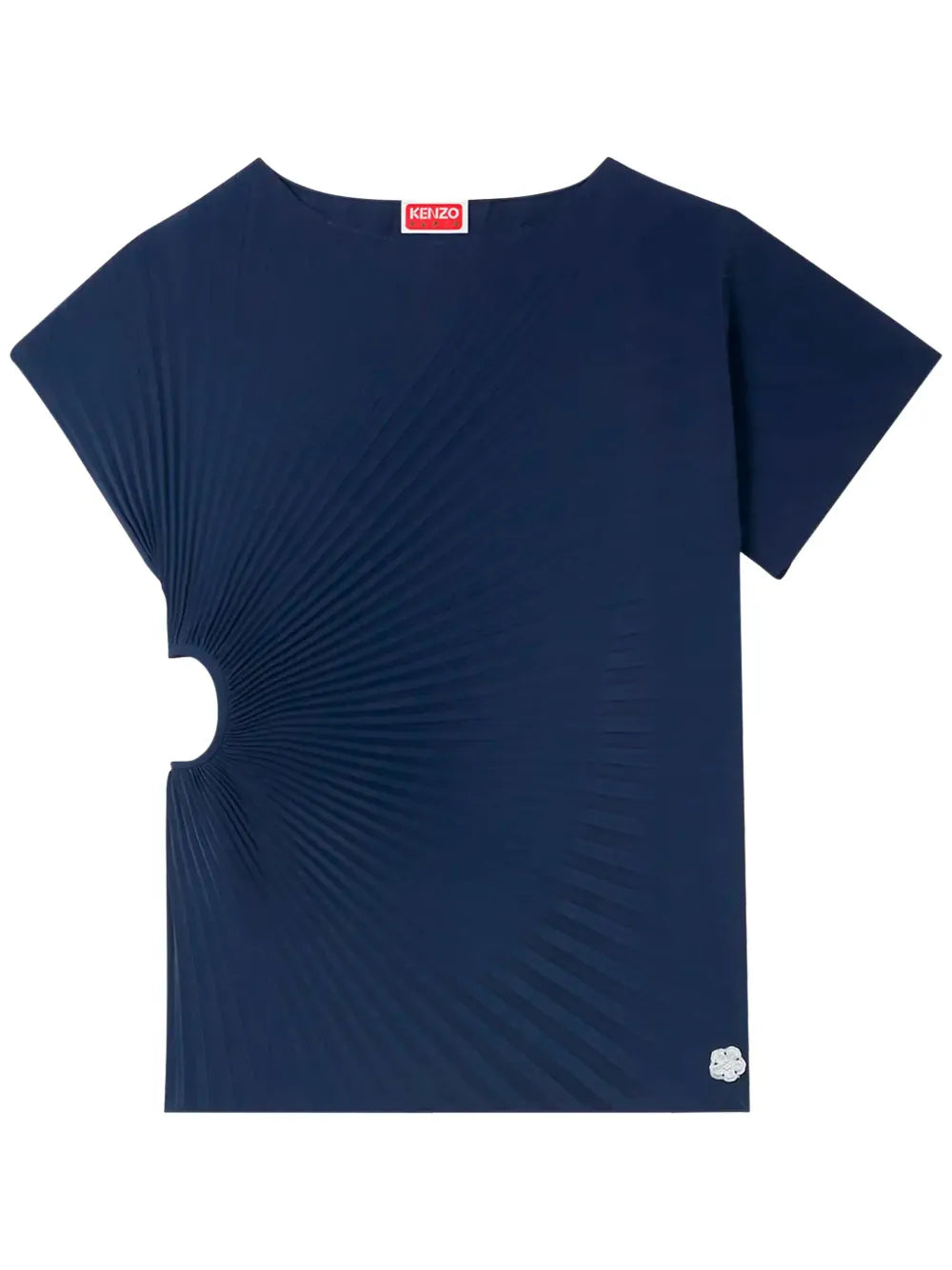 Sunray-Pleated T-Shirt
