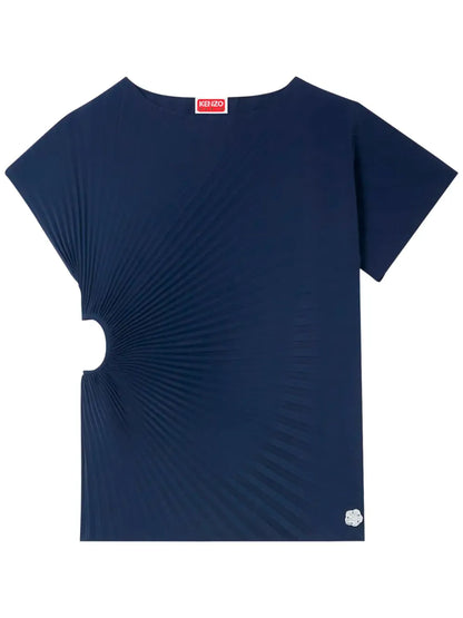 Sunray-Pleated T-Shirt
