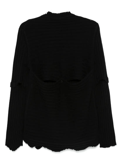 Ribbed-Knit Sweater