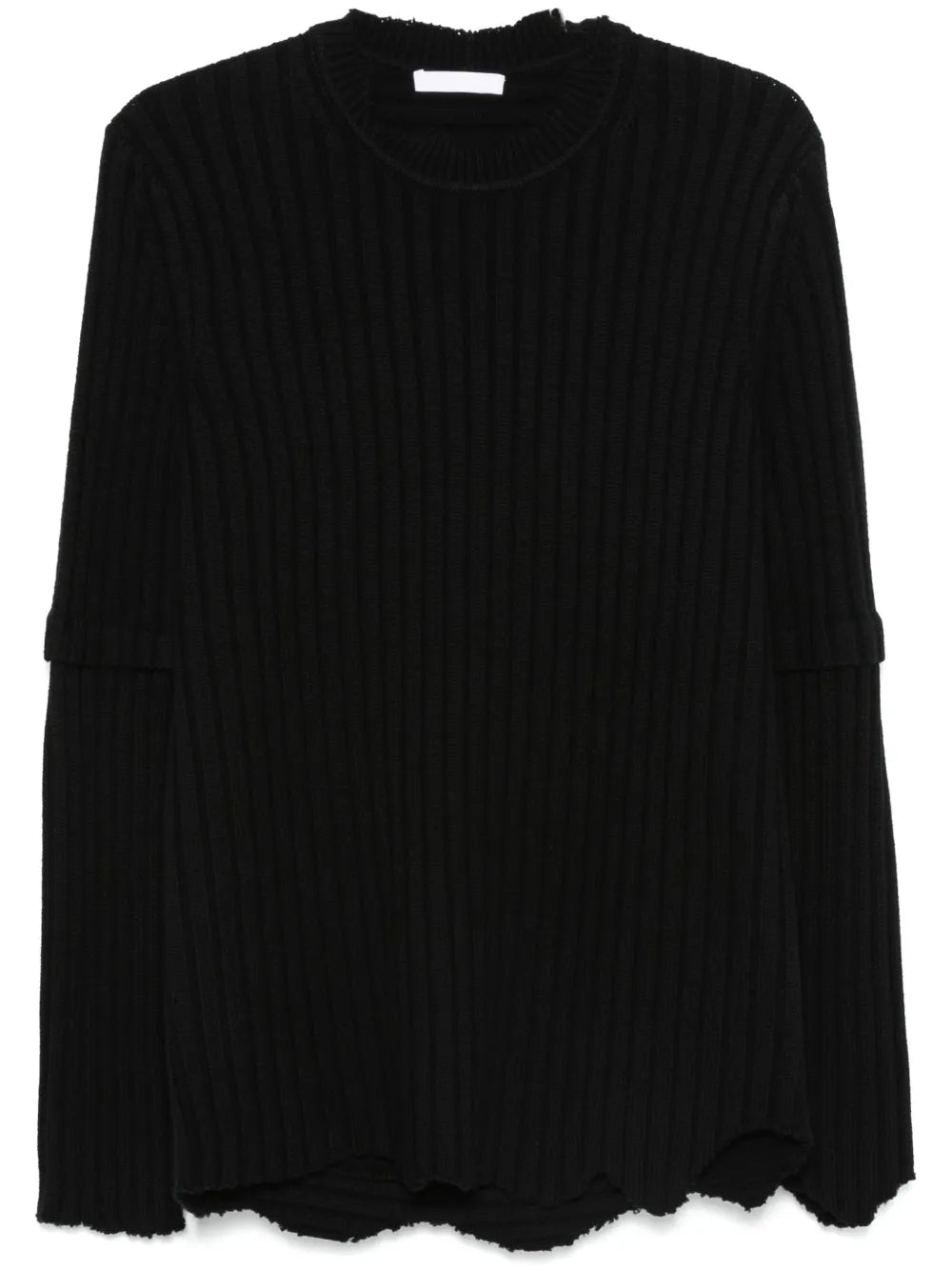 Ribbed-Knit Sweater