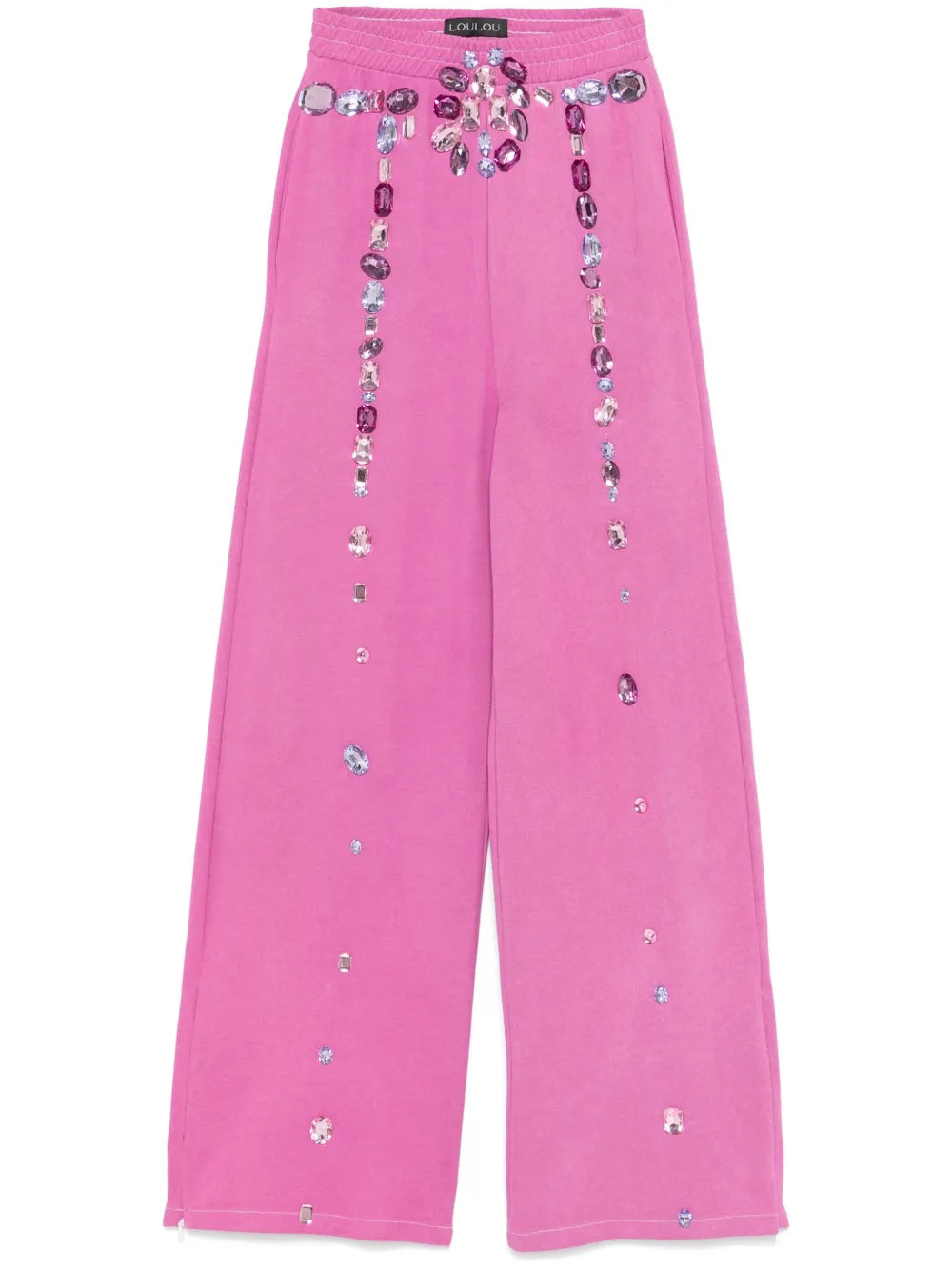 Crystal-Embellished Track Pants