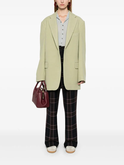 Check-Pattern Trousers