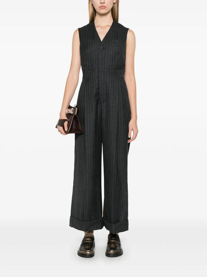 Pinstripe Jumpsuit