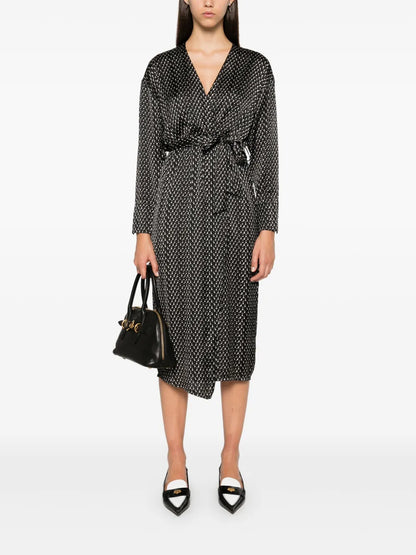 Polka Dot-Print Dress