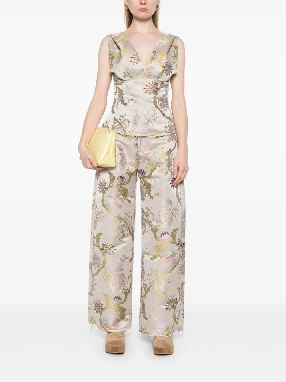 Brocade-Jacquard Top