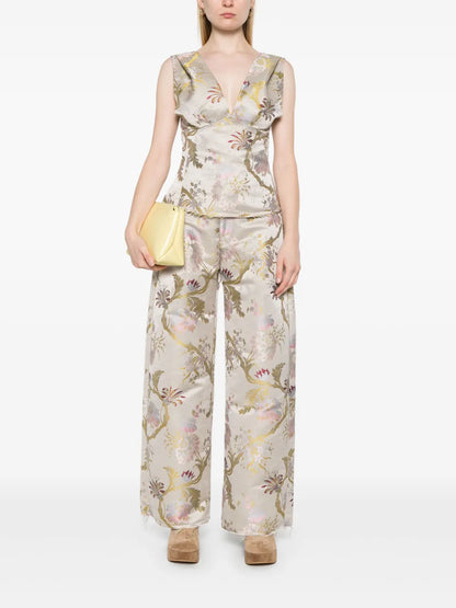 Brocade-Jacquard Top