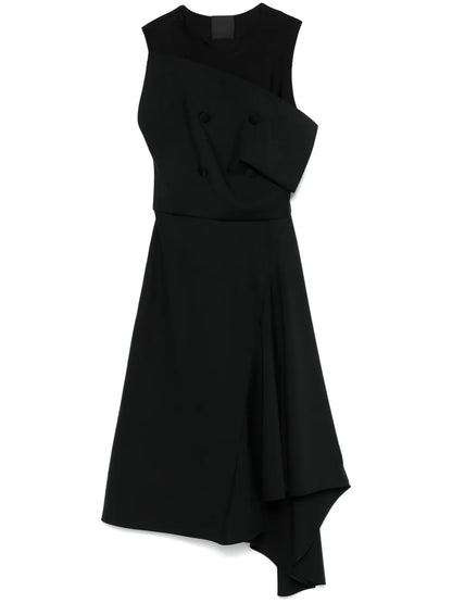 Asymmetric Midi Dress
