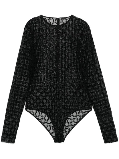 Logo-Flocked Body