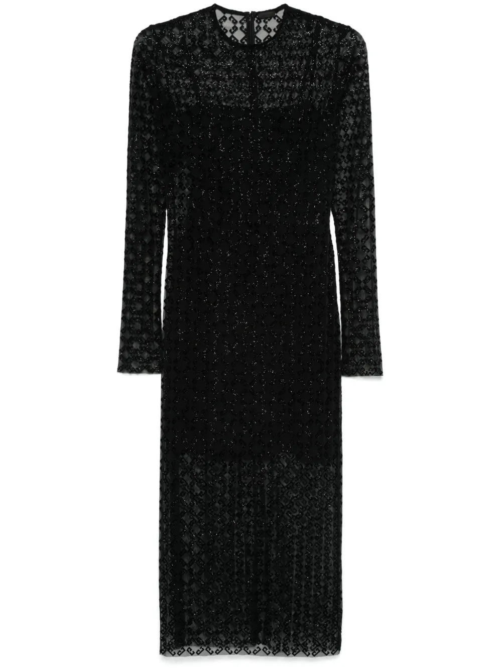 Sheer Midi Dress