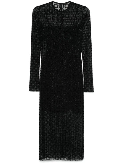 Sheer Midi Dress