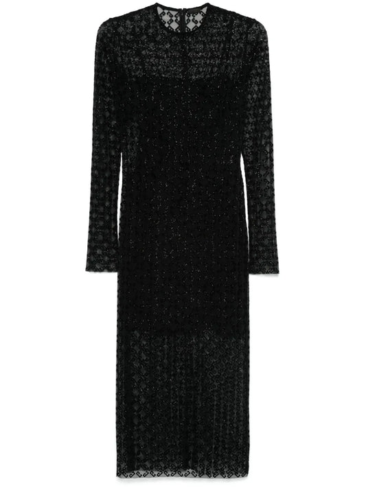 Sheer Midi Dress