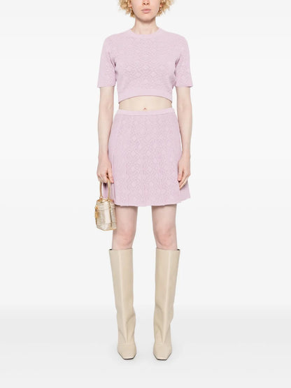 Pleated Mini Skirt