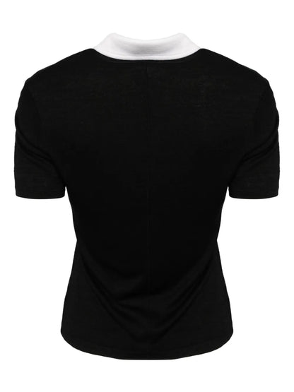 The Knit Button Top