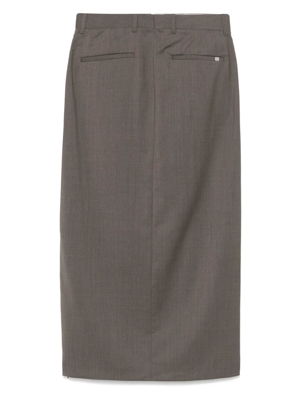 Zipped Maxi Skirt