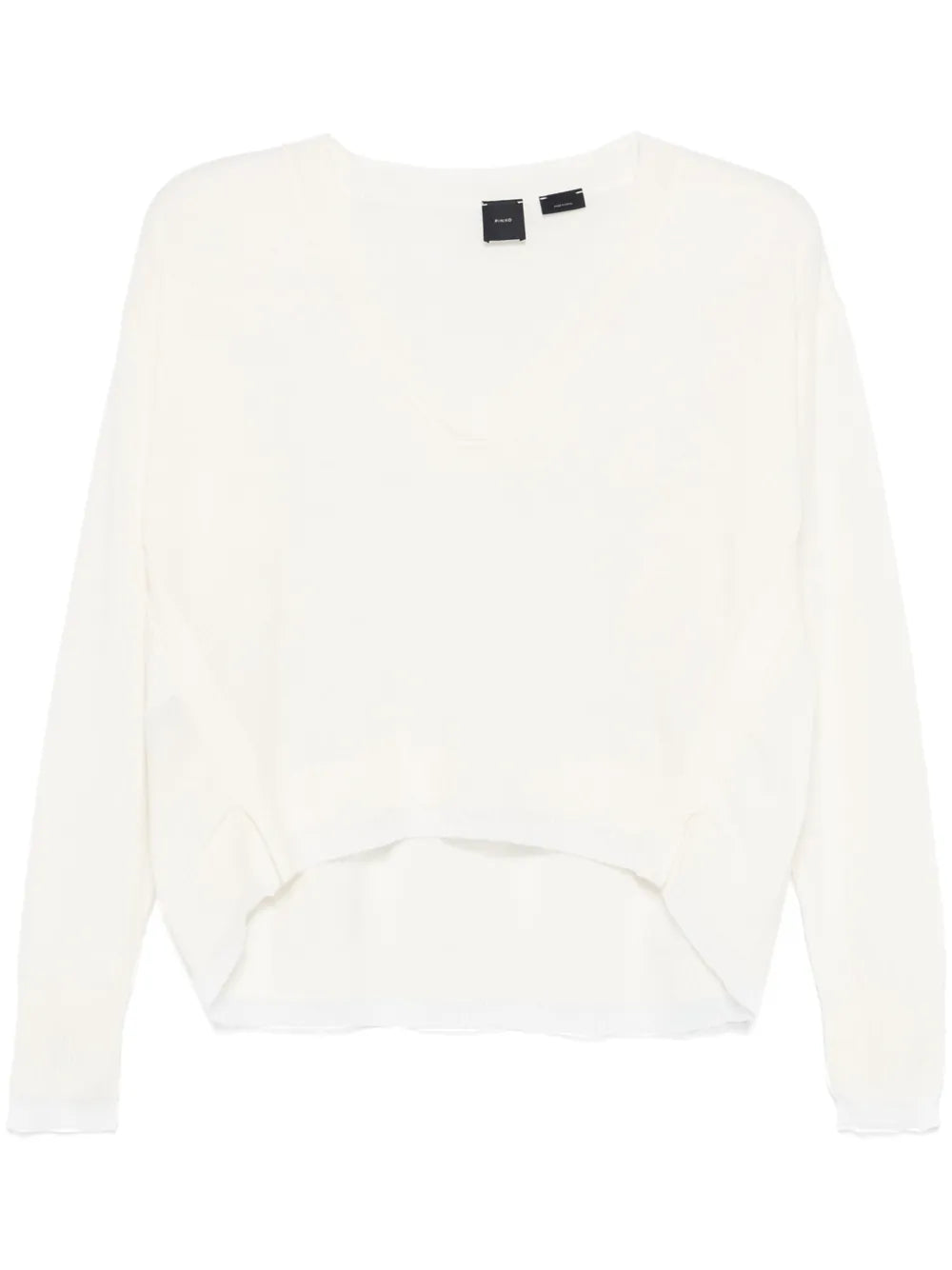 Contrasting-Trim Sweater