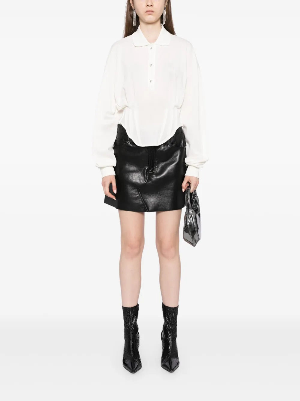Corseted Polo Shirt