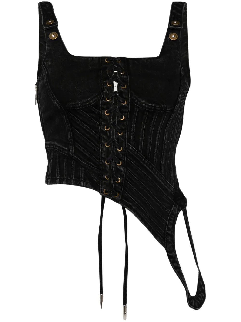 Lace-Up Fastening Vest