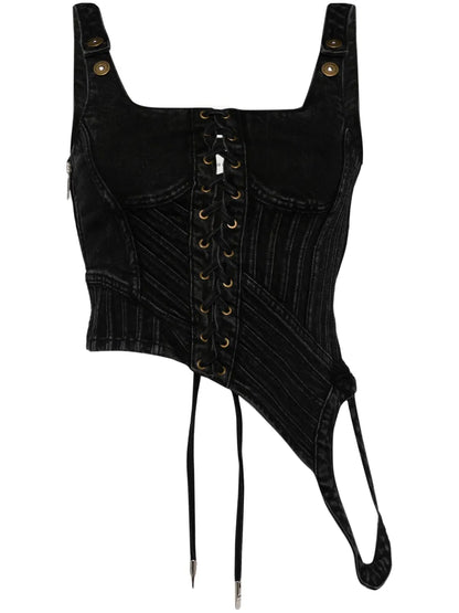 Lace-Up Fastening Vest