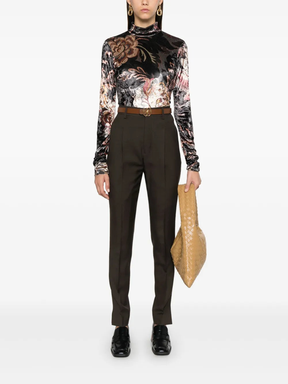 Crushed-Velvet Top