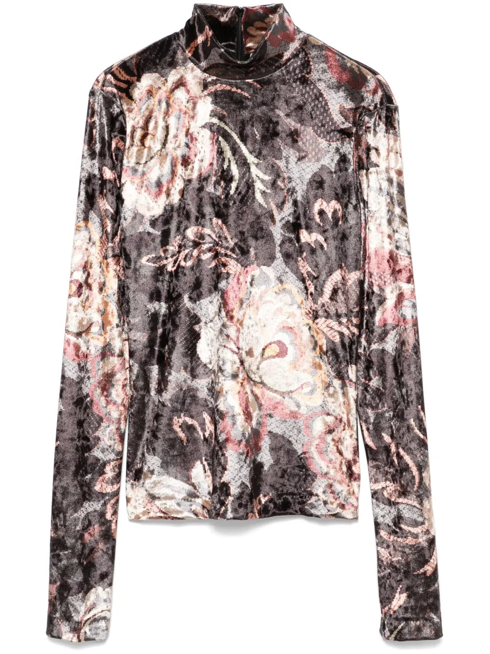 Crushed-Velvet Top