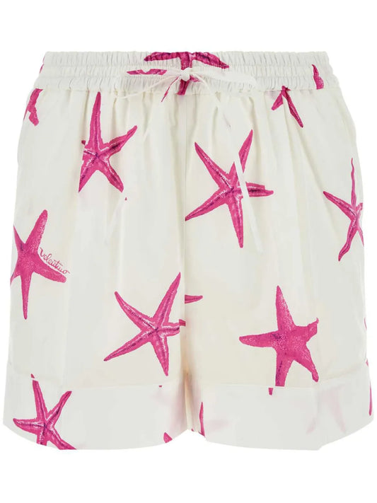 Star-Print Shorts