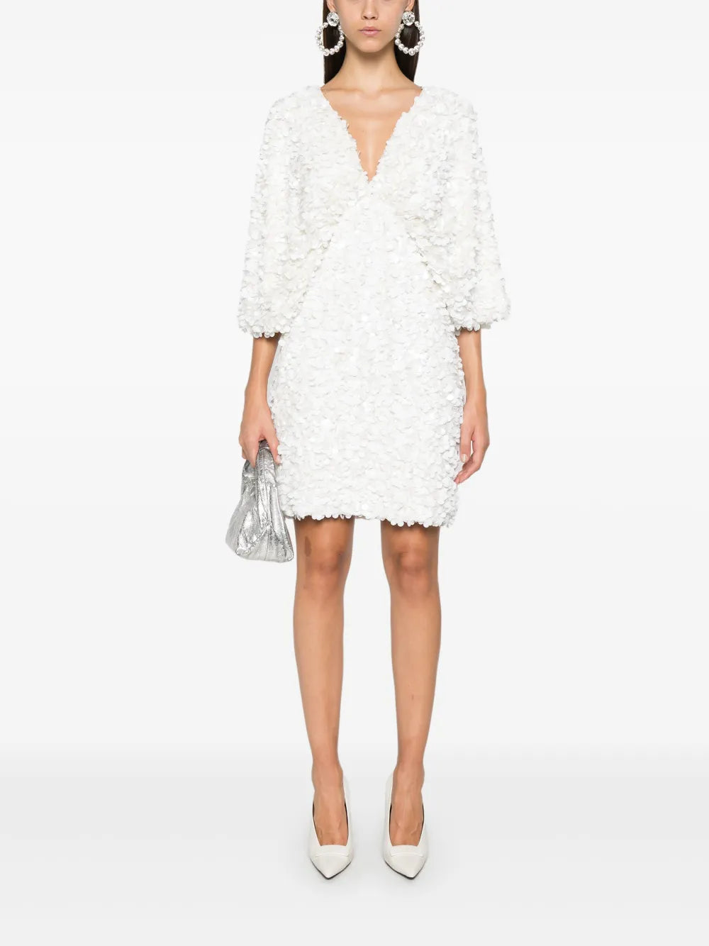 Wide Sleeve Mini Dress