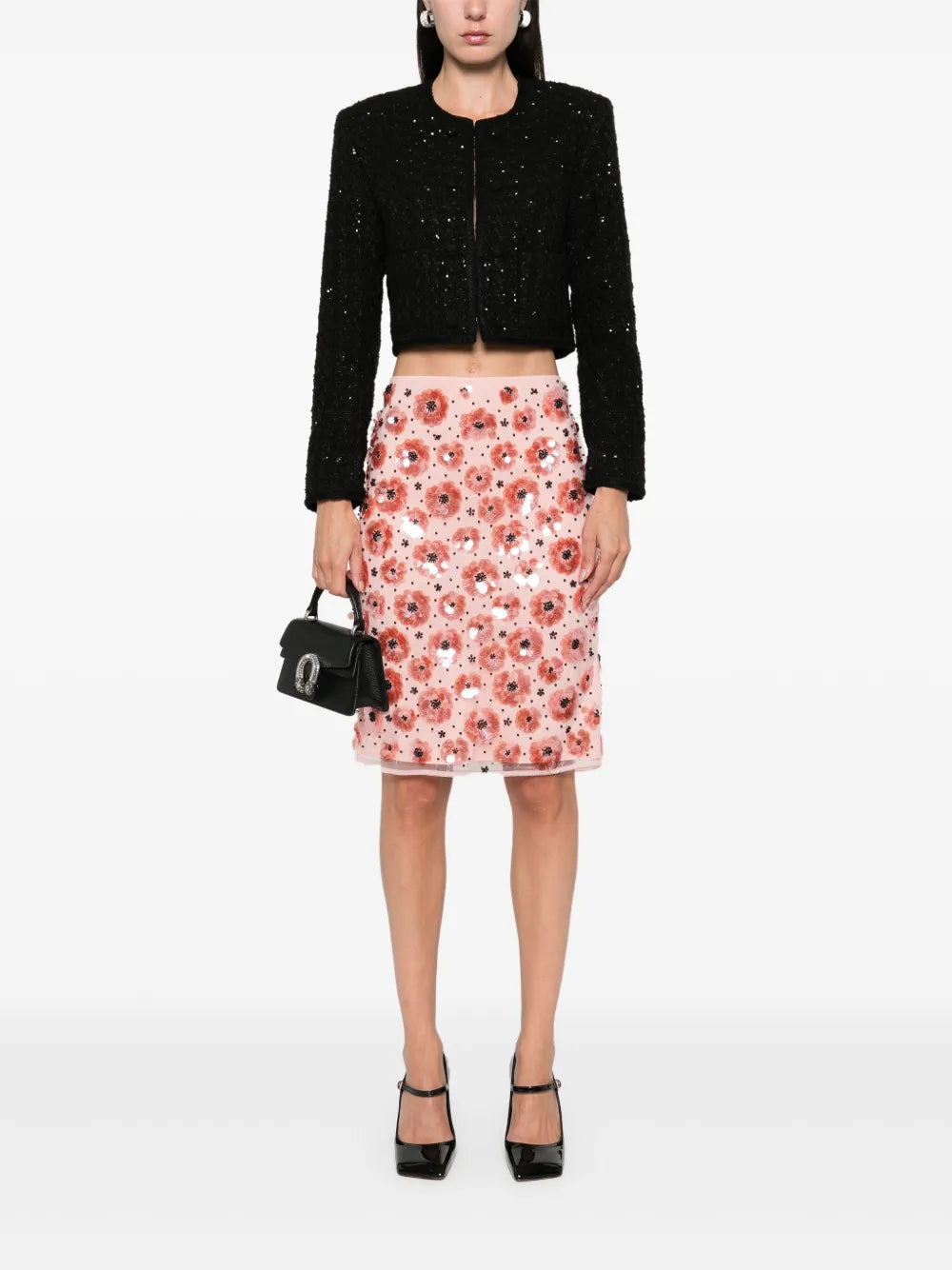 Bouclé Cropped Jacket