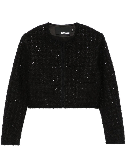 Bouclé Cropped Jacket