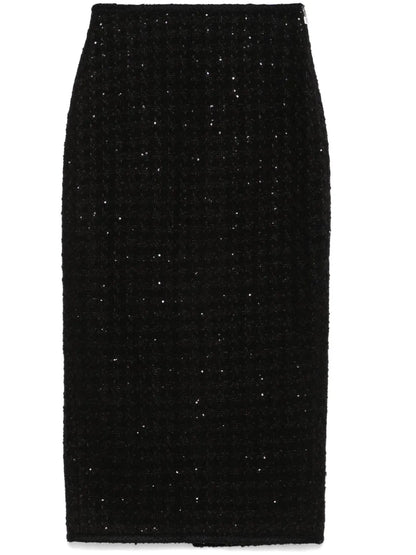 Bouclé Midi Skirt