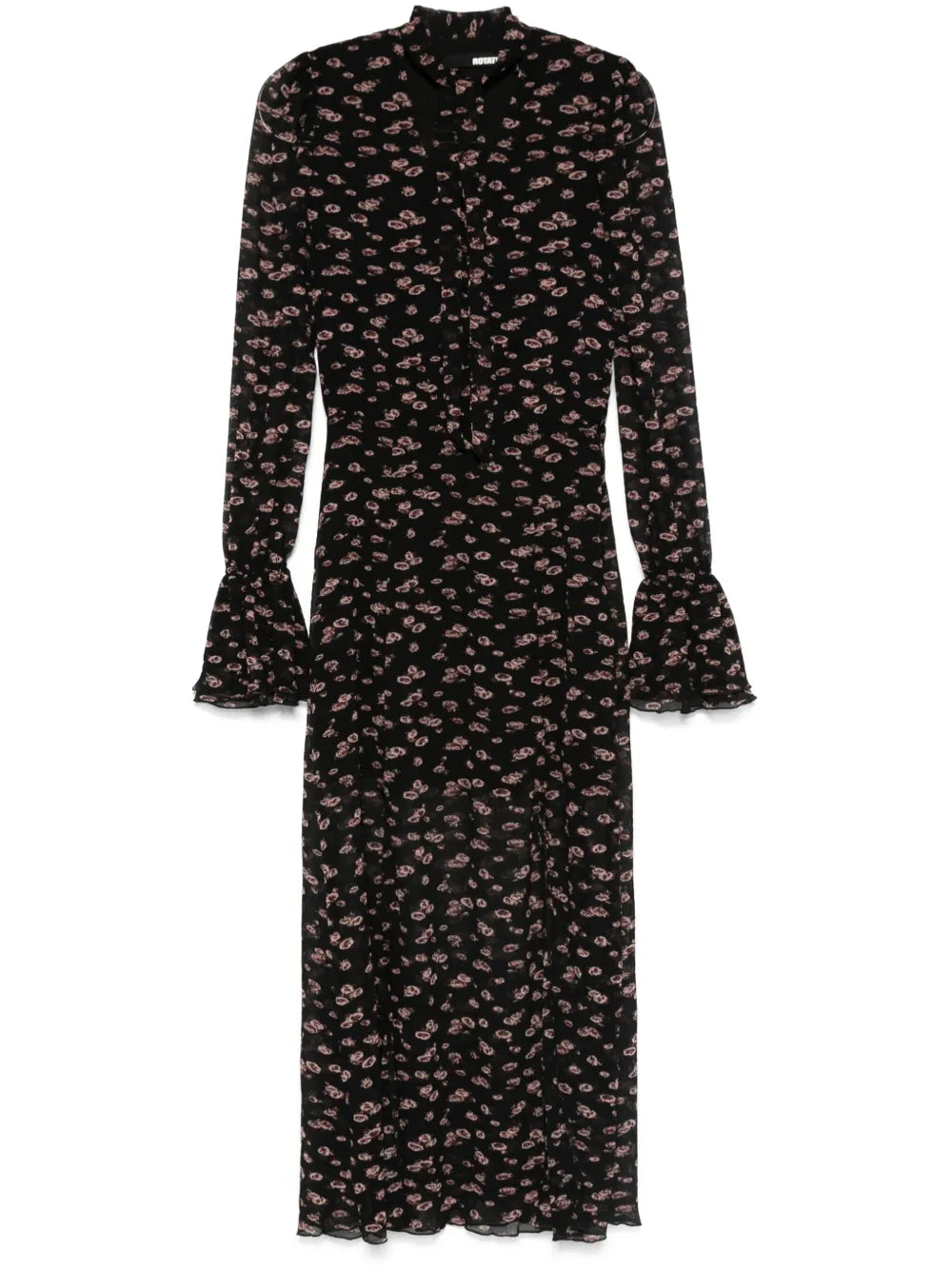Crinkled Tie-Strap Maxi Dress