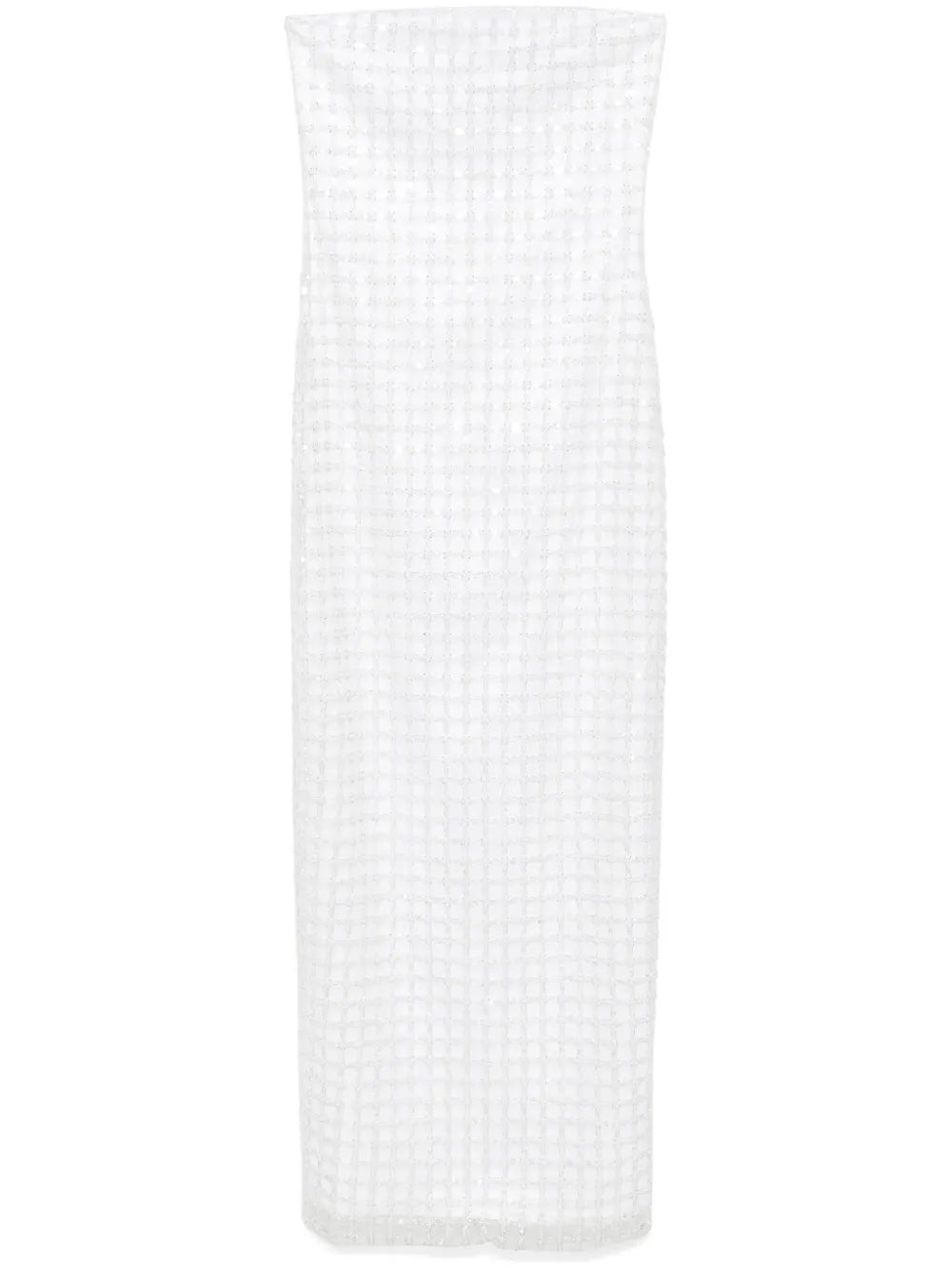 Sequin-Embellished Midi Dress
