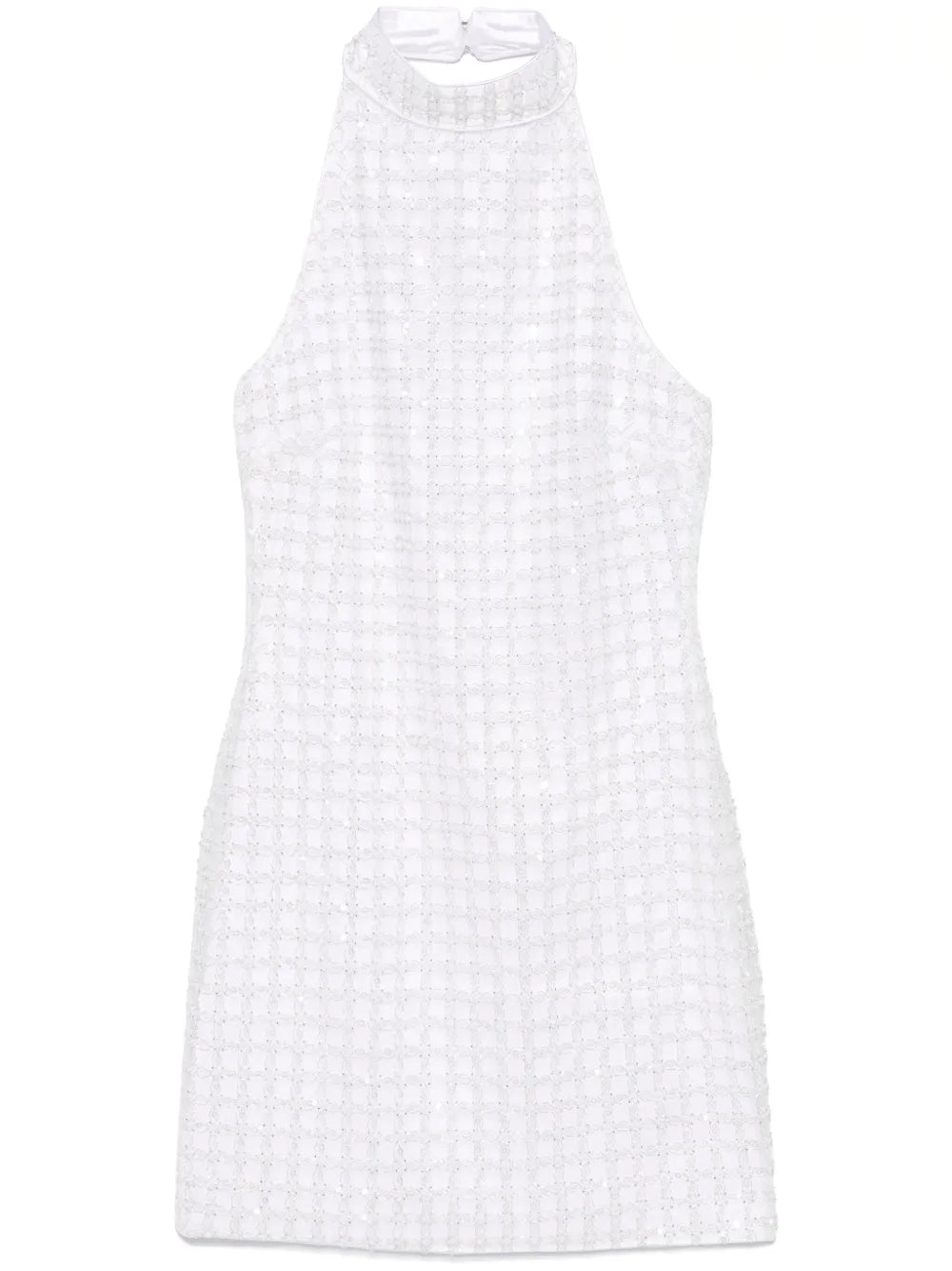Beaded Halterneck Mini Dress