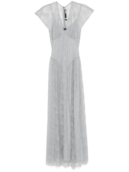 Lace V-Neck Maxi Dress