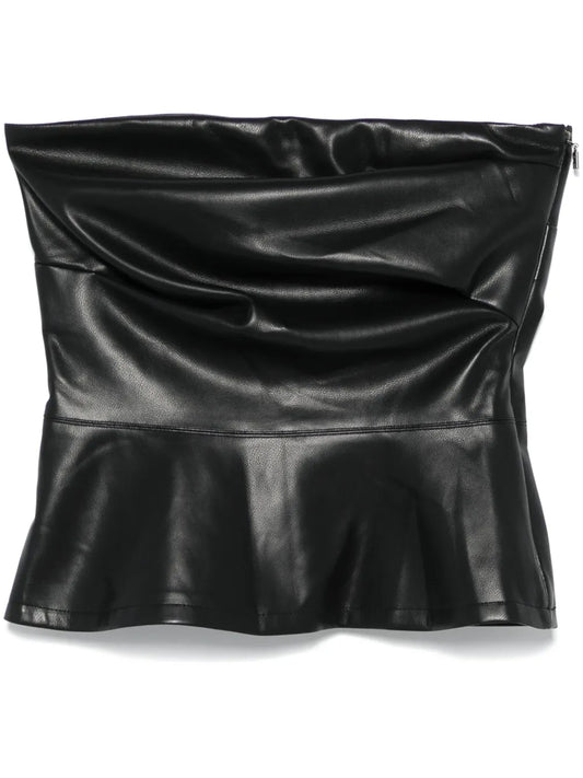 Draped Strapless Top