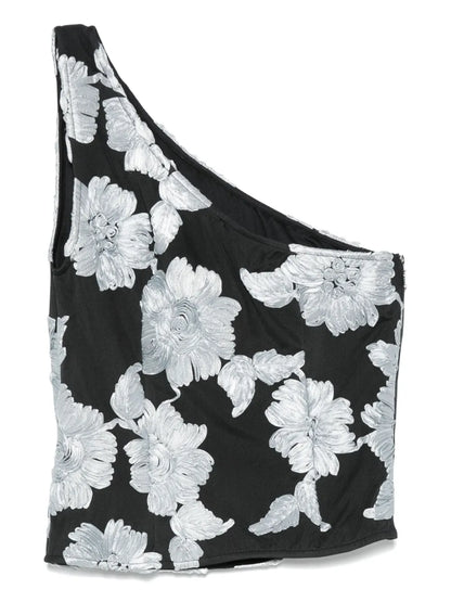Flower Mesh Top