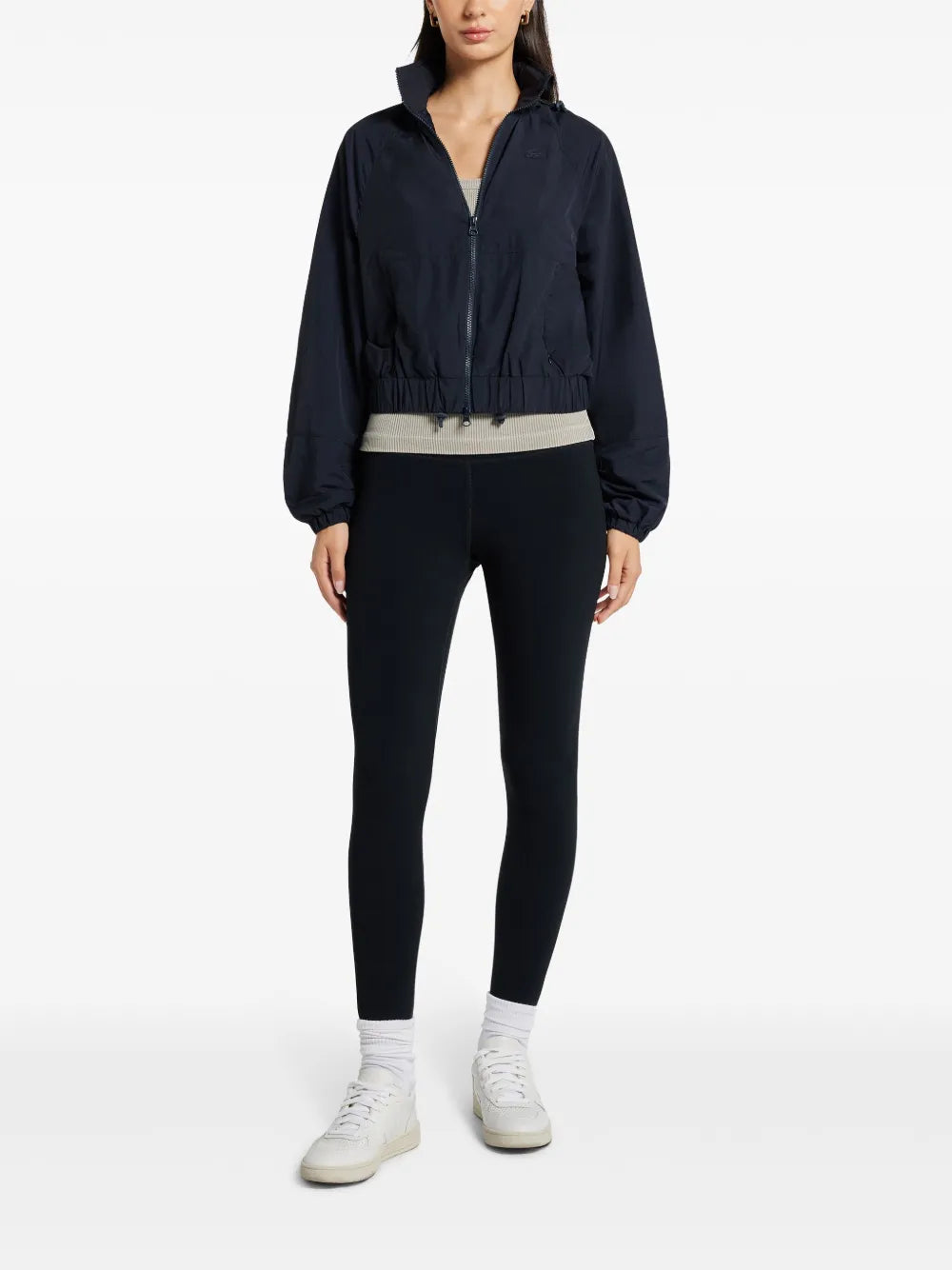 Logo-Appliqué Tapered Leggings