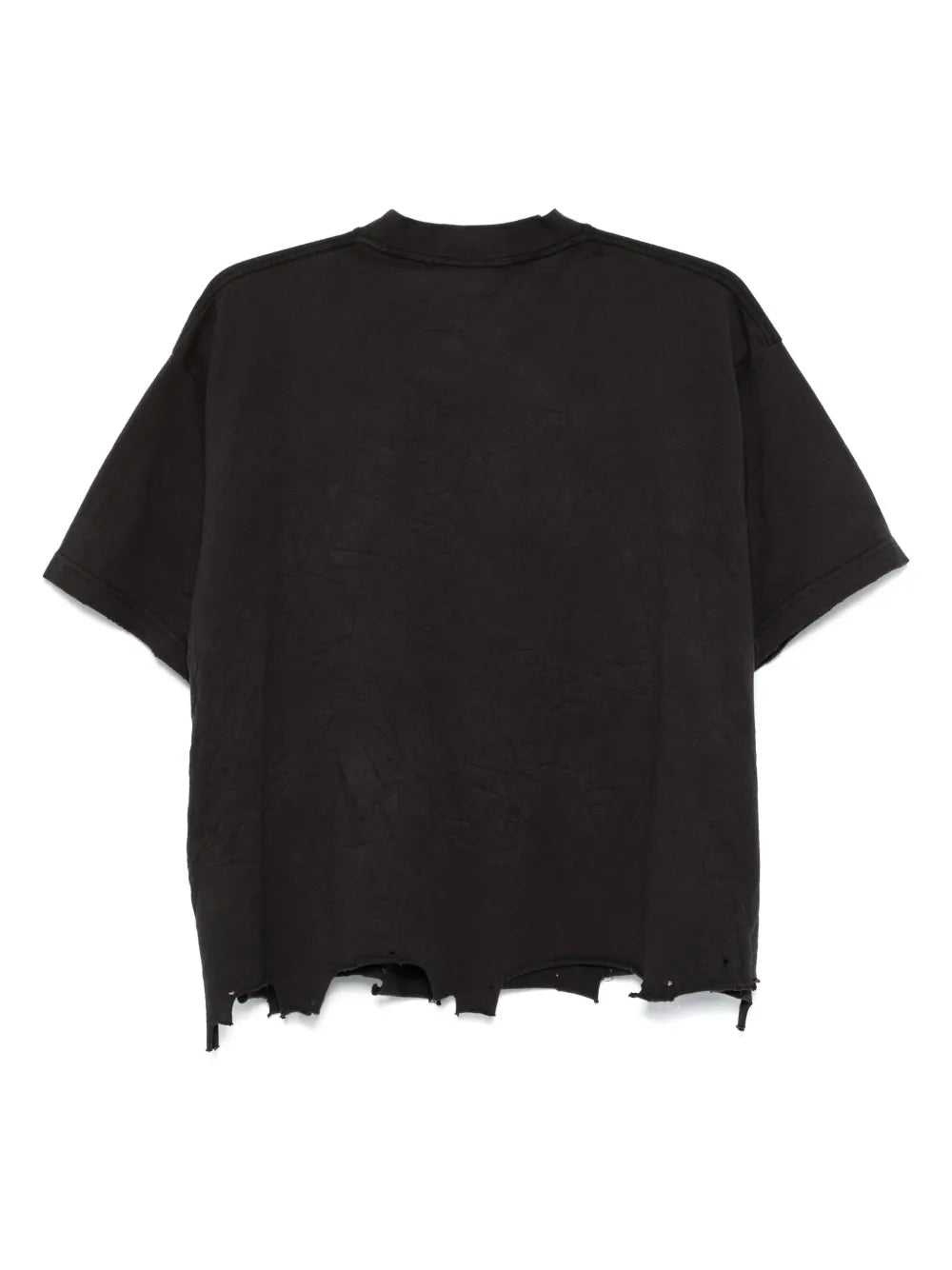 Logo-Print Distressed T-Shirt