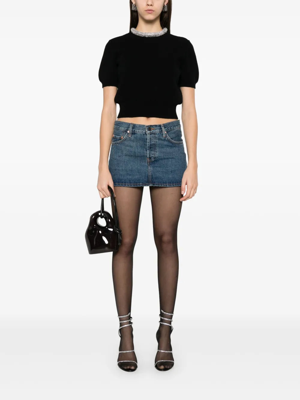 Crystal-Embellished T-Shirt